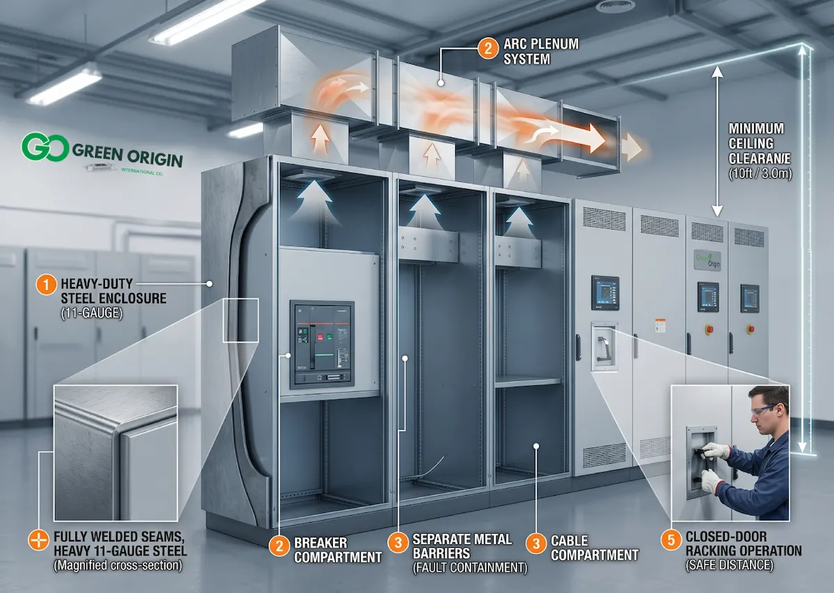 What Is Arc Flash Resistant Switchgear and Types?